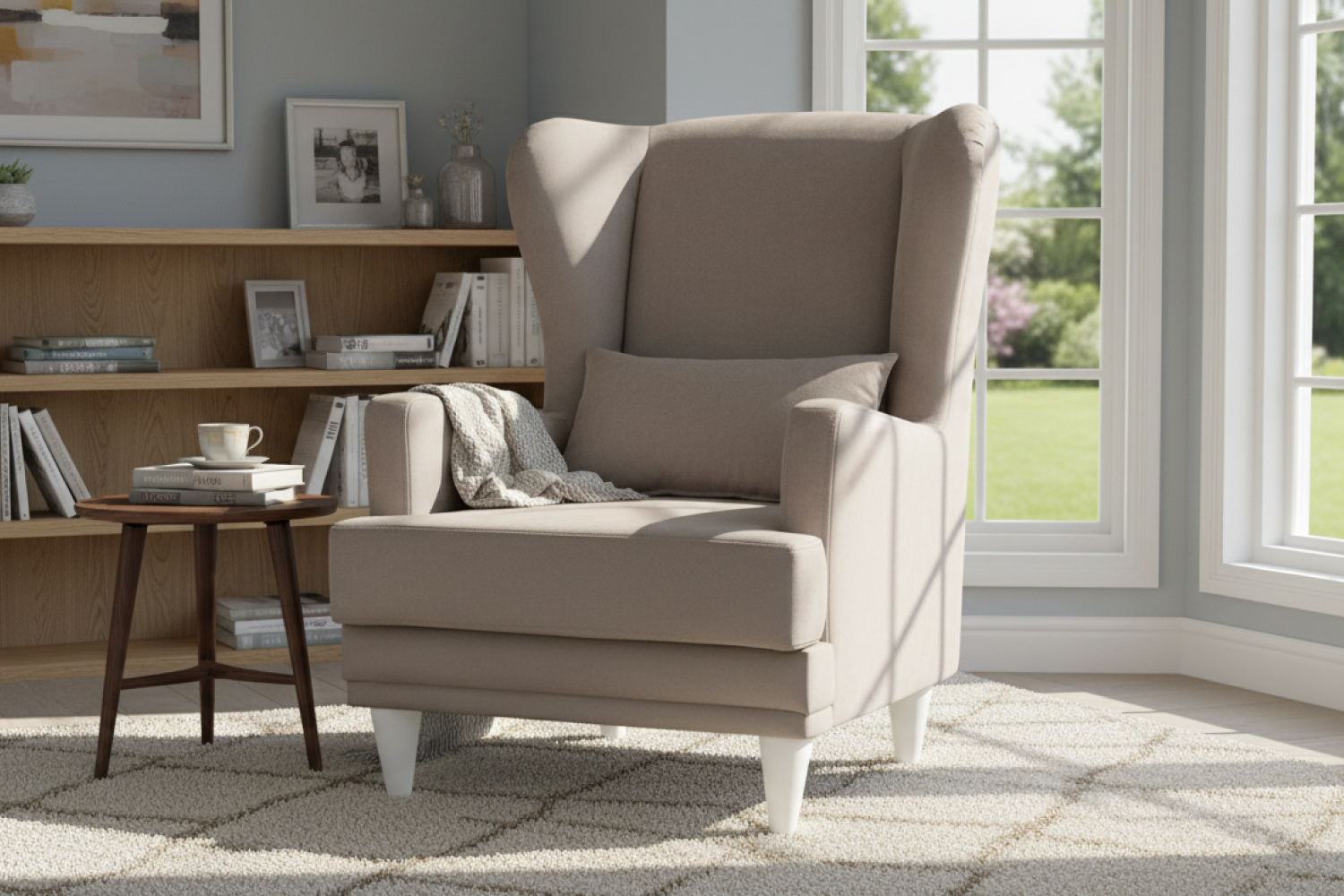 Мягкие кресла - изображение №2 "Кресло Зетта НЬЮ с ножками Валенсия, Д1"  на www.Angstrem-mebel.ru