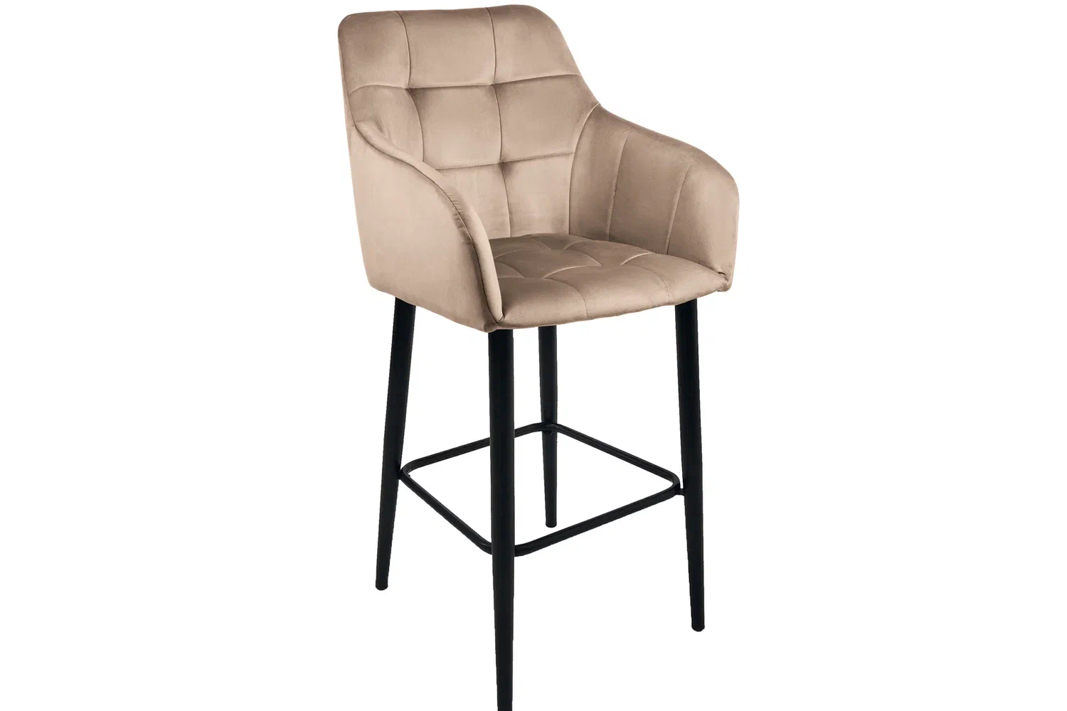 Стулья - изображение №2 "Кресло барное Отэм с черными ножками"  на www.Angstrem-mebel.ru