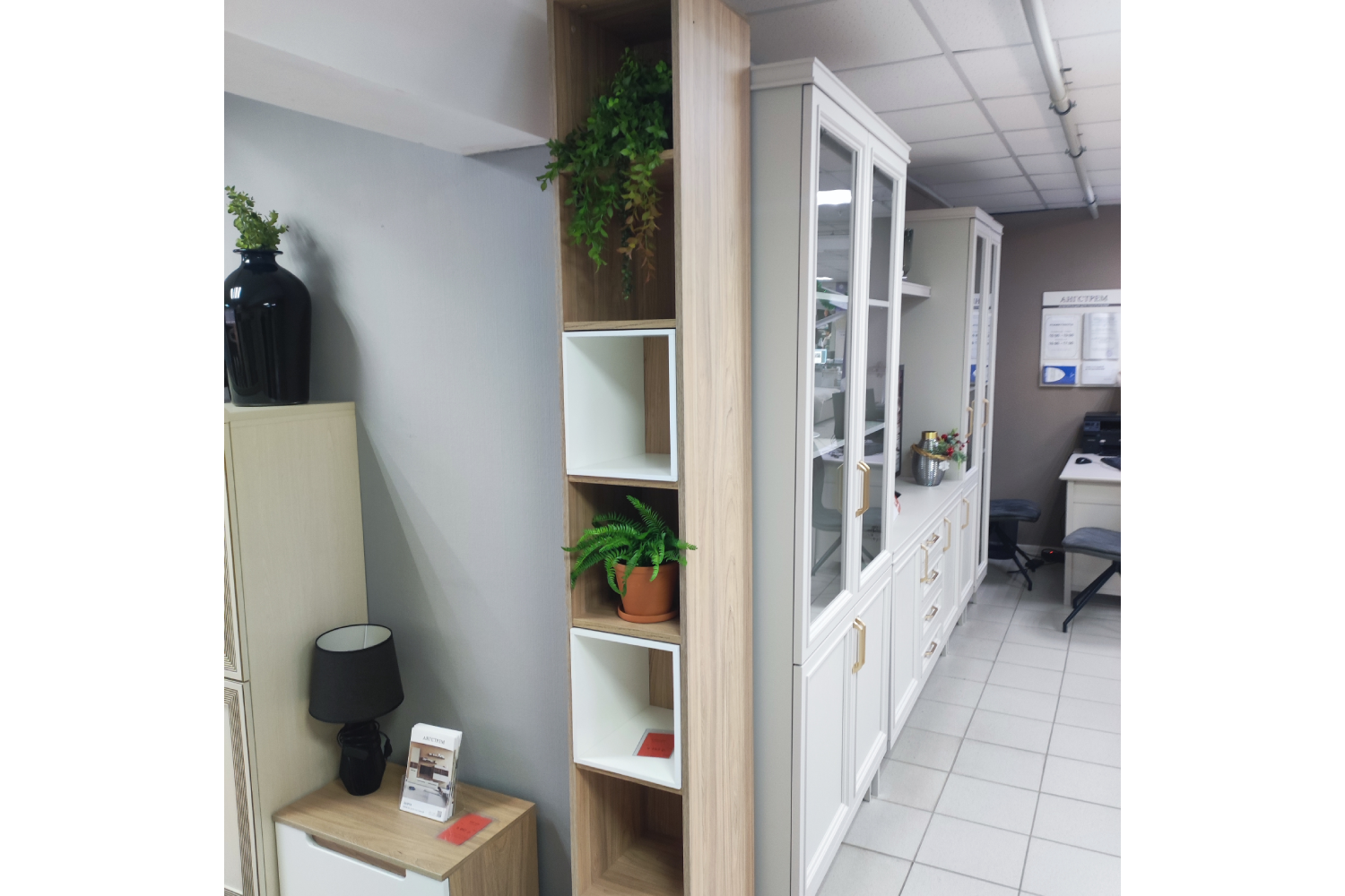 Распродажа - изображение №2 "Стеллаж Анри (выставочный образец)"  на www.Angstrem-mebel.ru