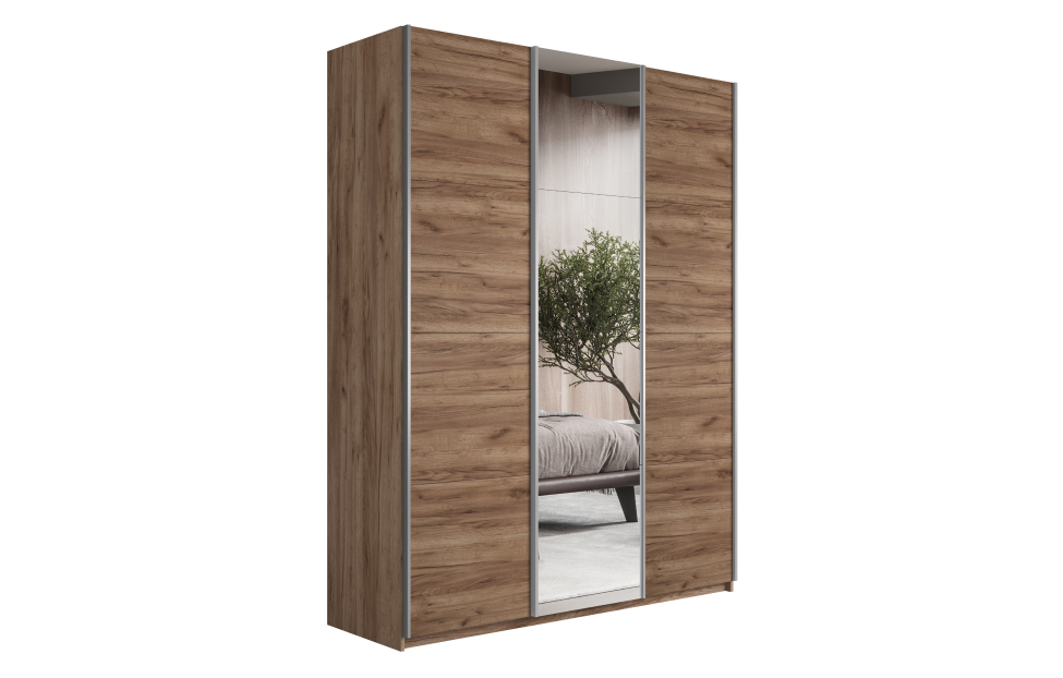 Шкафы-купе - изображение №2 "Шкаф-купе Lux /зеркало по центру/"  на www.Angstrem-mebel.ru