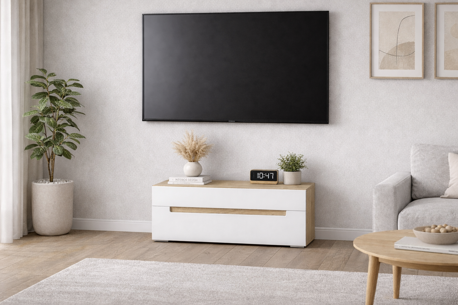 Тумбы под телевизор - изображение №4 "Тумба Анри Урбан с выдвижными ящиками"  на www.Angstrem-mebel.ru