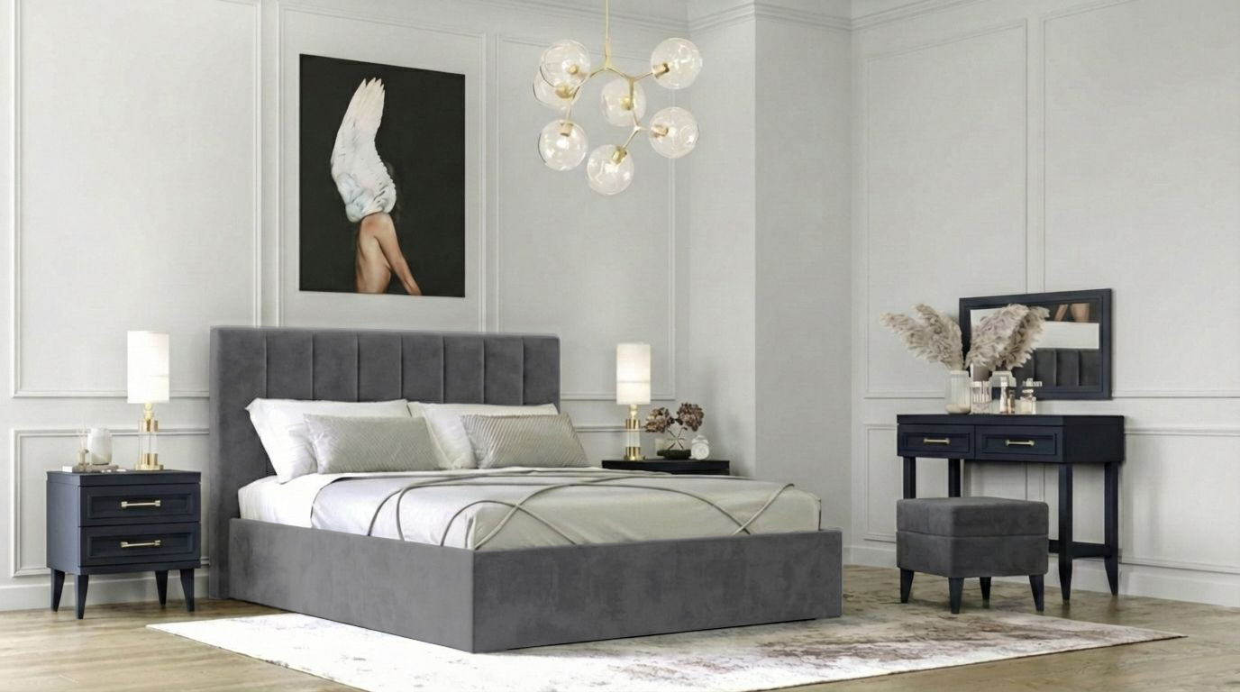 Двуспальные кровати - изображение №2 "Кровать Агата 160х200 "  на www.Angstrem-mebel.ru