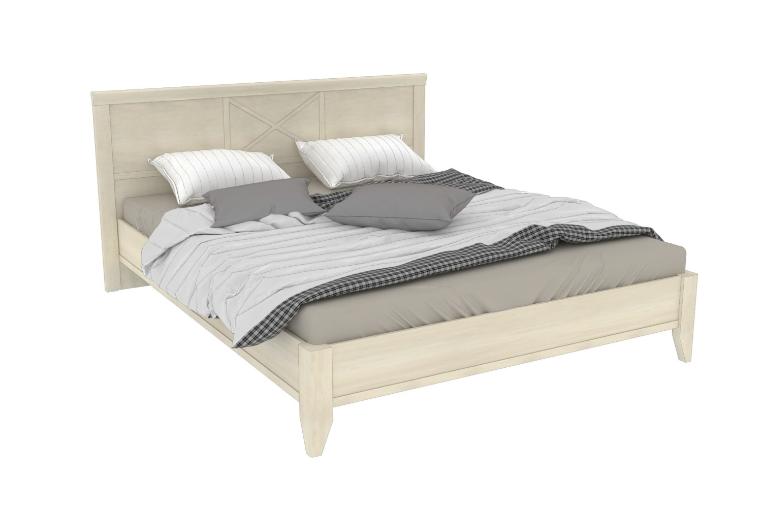 Двуспальные кровати - изображение №2 "Кровать Кантри 140 х 200"  на www.Angstrem-mebel.ru