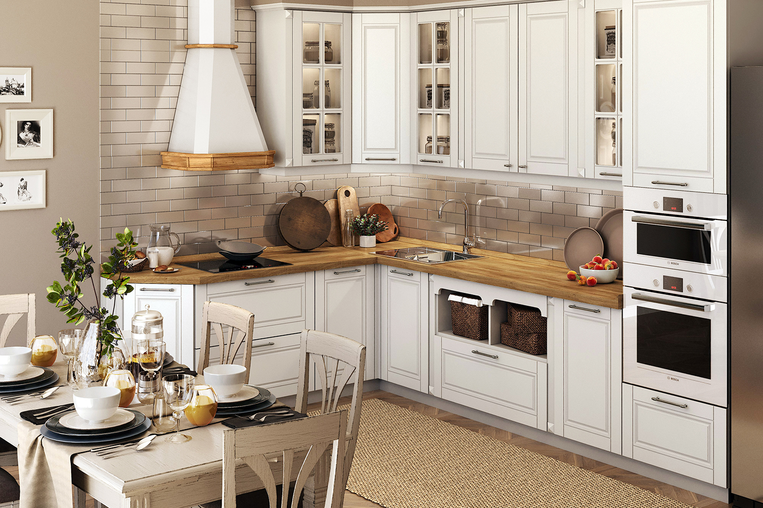 Кухни - изображение №4 "Кухня угловая Версаль"  на www.Angstrem-mebel.ru