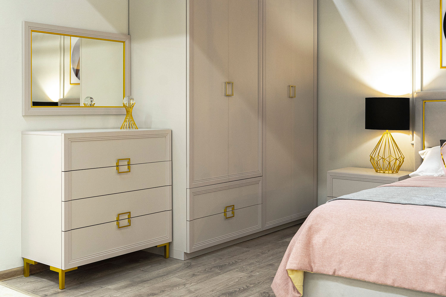 Комбинированные шкафы - изображение №11 "Шкаф Дольче ДЛ-200.04 с дополнительным комплектом полок ДЛ-011.00"  на www.Angstrem-mebel.ru