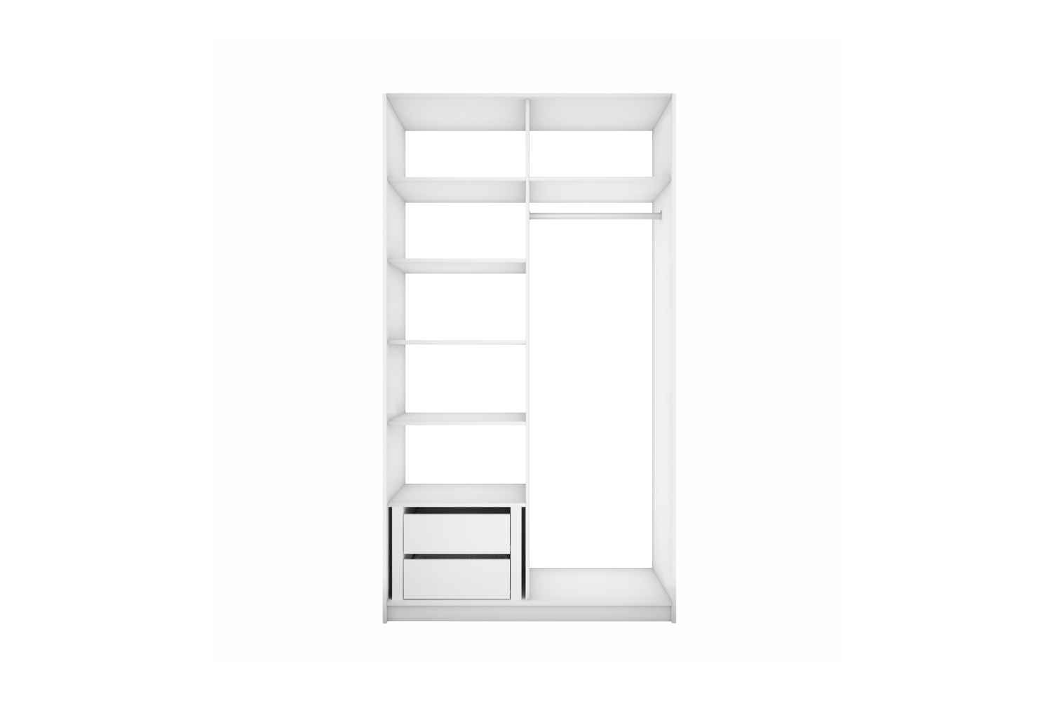 Гардеробные - изображение №3 "Корпус шкафа «Lux 6»"  на www.Angstrem-mebel.ru