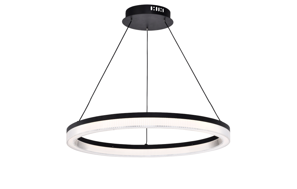 Люстры - изображение №2 "Подвесная люстра Cirkler (чёрный) D600*H100/1500 LED*30W"  на www.Angstrem-mebel.ru