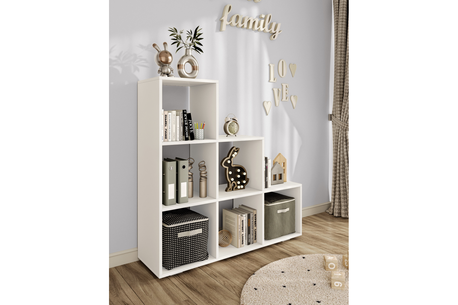 Стеллажи - изображение №6 "Стеллаж Амур с полками"  на www.Angstrem-mebel.ru