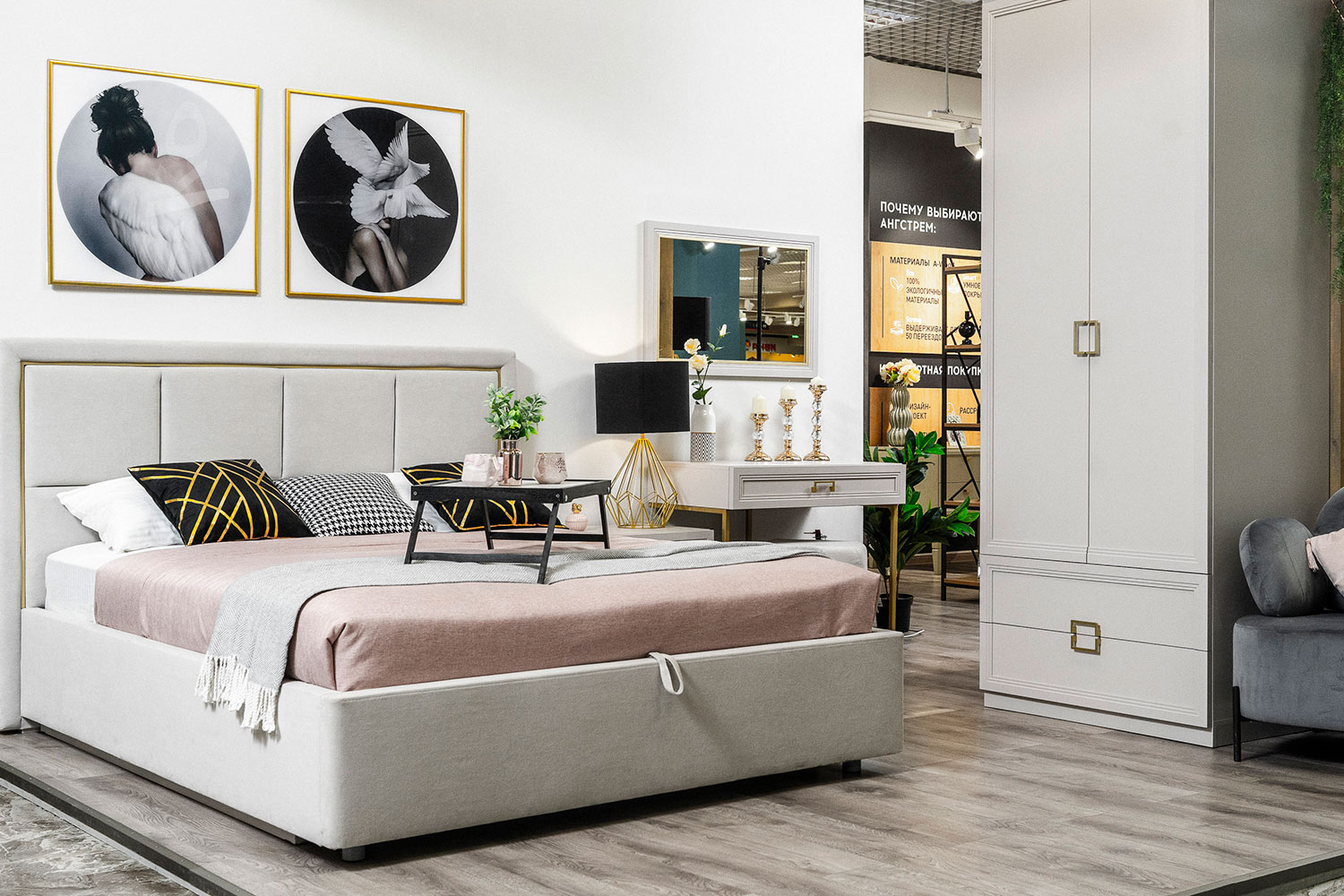 Комбинированные шкафы - изображение №6 "Шкаф Дольче ДЛ-200.04 с дополнительным комплектом полок ДЛ-011.00"  на www.Angstrem-mebel.ru