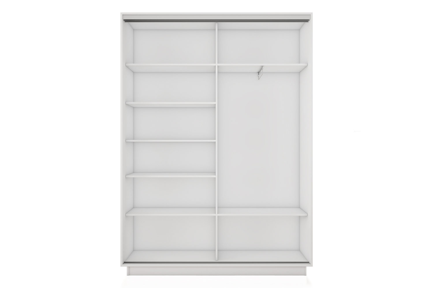 Шкафы-купе - изображение №3 "Шкаф-купе Премиум 120х220х45 белый снег"  на www.Angstrem-mebel.ru