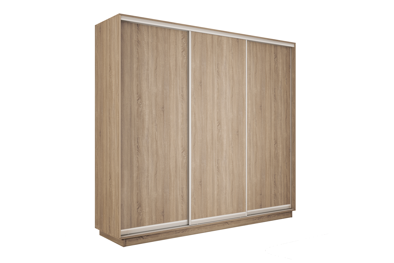 Необработанные товары - изображение №2 "Шкаф-купе Премиум 3х дв 210х240х60 Сонома"  на www.Angstrem-mebel.ru