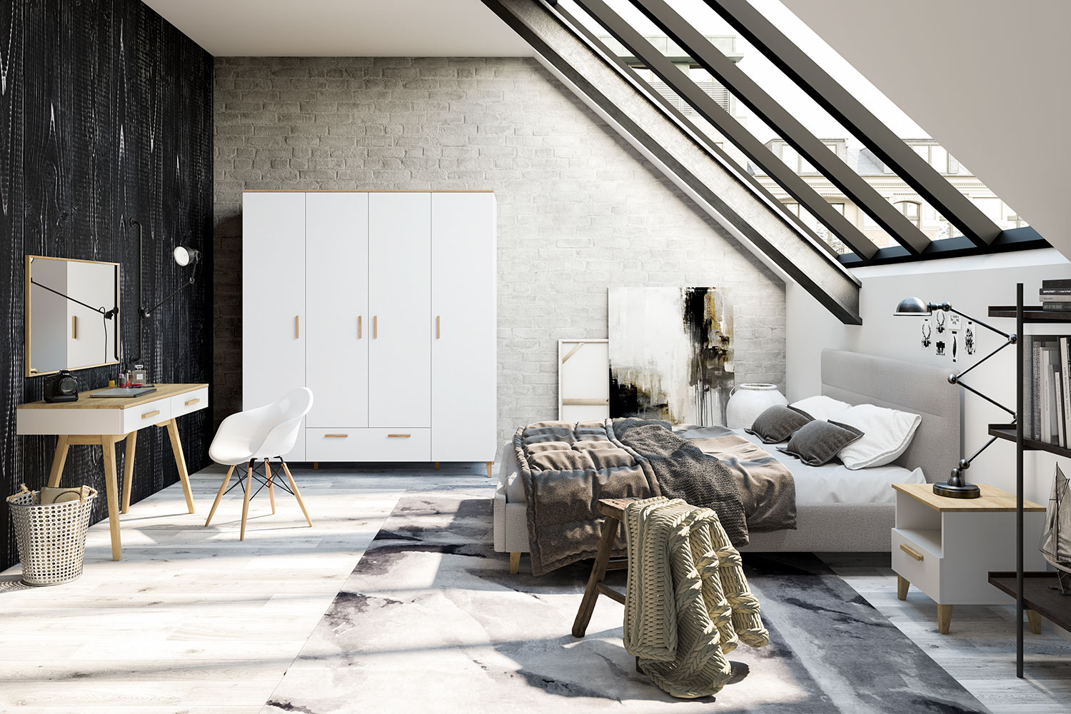Двуспальные кровати - изображение №8 "Кровать Санти"  на www.Angstrem-mebel.ru