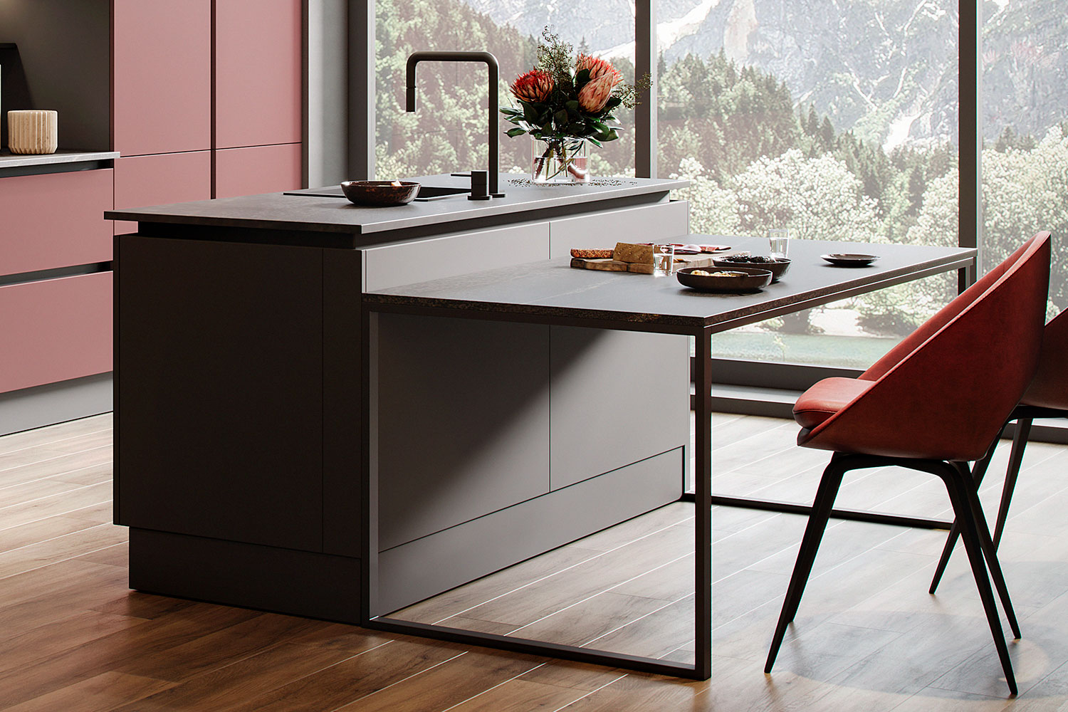 Кухни - изображение №4 "Кухня с островом Найс"  на www.Angstrem-mebel.ru