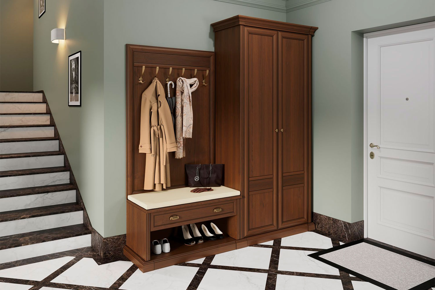 "Прихожие" - изображение №2 на www.angstrem-mebel.ru