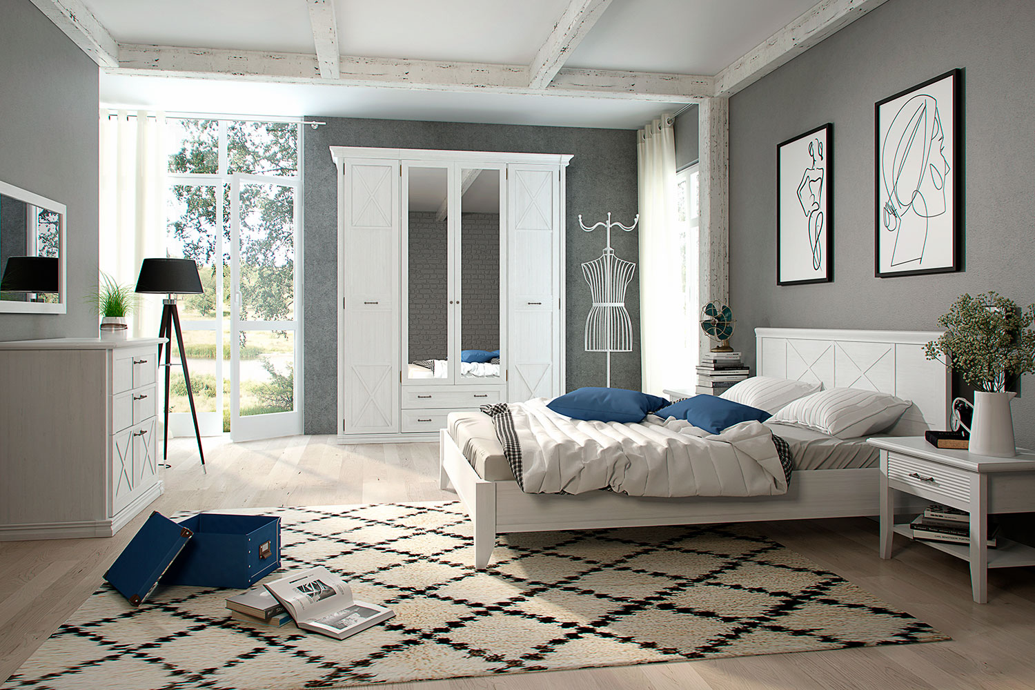 "Спальни" - изображение №2 на www.angstrem-mebel.ru