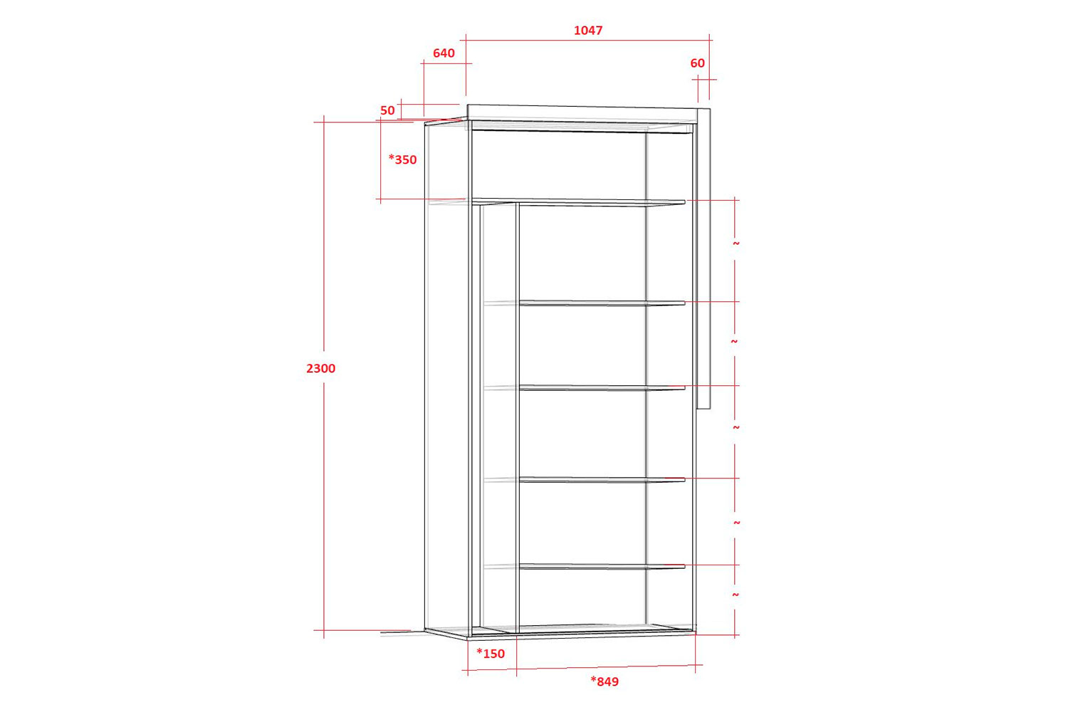 Распродажа - изображение №3 "Шкаф-купе"  на www.Angstrem-mebel.ru