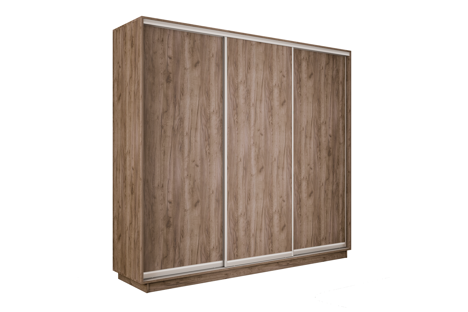 Шкафы-купе - изображение №2 "Шкаф-купе Премиум 3х-дв, 210х240х60, крафт табачный"  на www.Angstrem-mebel.ru