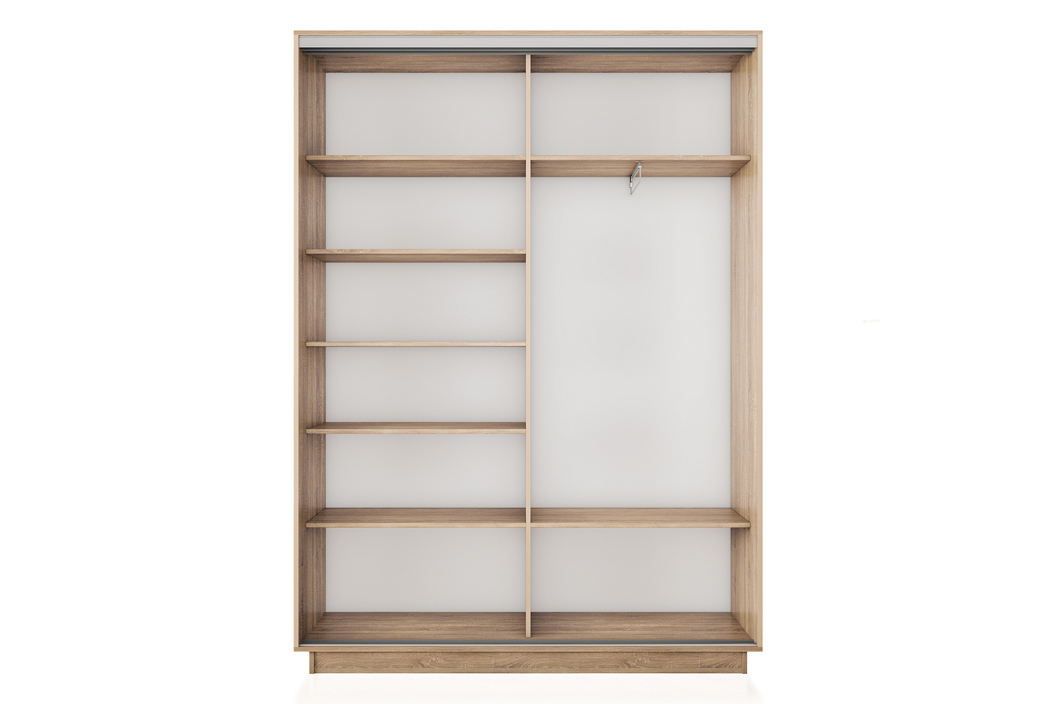 Шкафы-купе - изображение №5 "Шкаф-купе Премиум 2х дв 120х220х45 Сонома Зеркало/Зеркало"  на www.Angstrem-mebel.ru