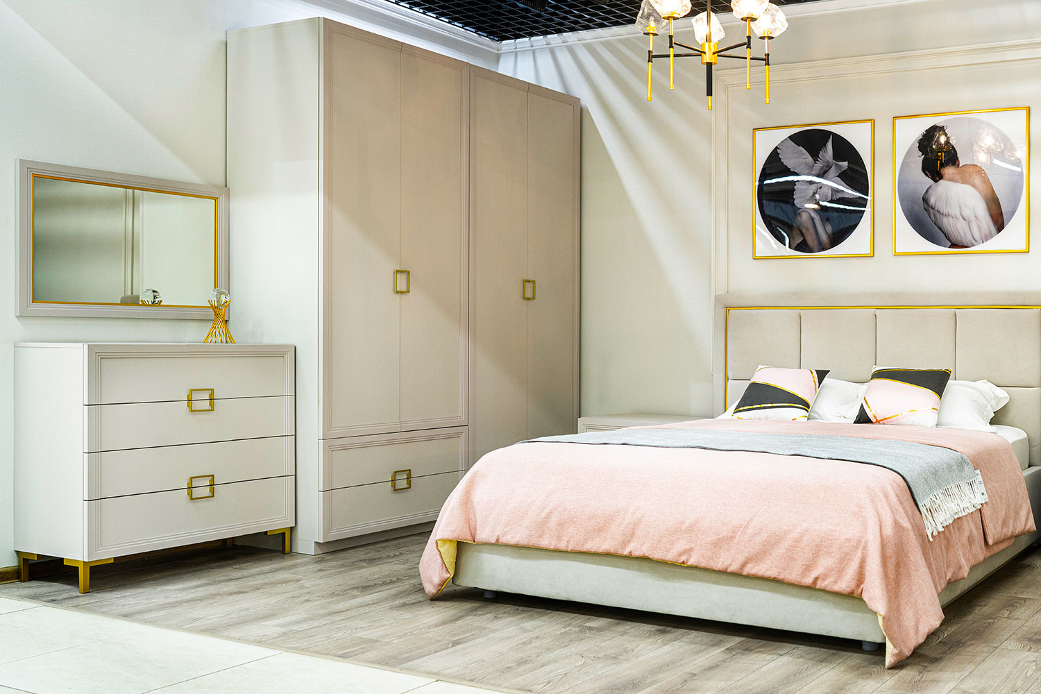 Комбинированные шкафы - изображение №10 "Шкаф Дольче ДЛ-200.04 с дополнительным комплектом полок ДЛ-011.00"  на www.Angstrem-mebel.ru