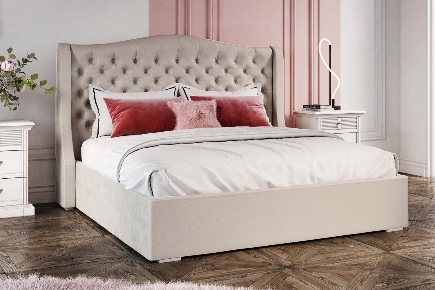 Двуспальные кровати - изображение №2 "Кровать Орнелла"  на www.Angstrem-mebel.ru