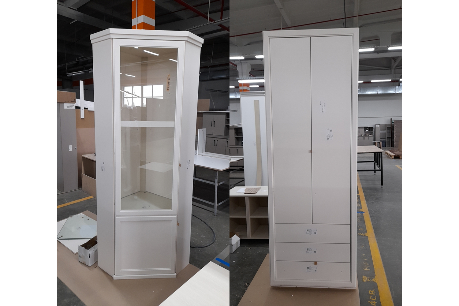 Распродажа - изображение №2 "Угловая витрина и шкаф (ИЗ ТД-300-23)"  на www.Angstrem-mebel.ru
