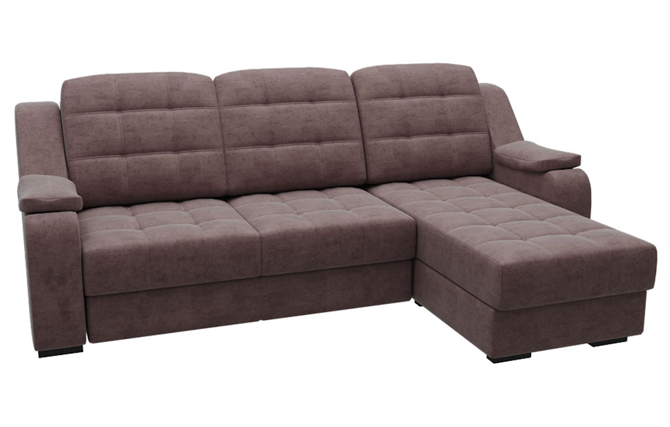 Угловые диваны - изображение №2 "Диван Базель с правой оттоманкой"  на www.Angstrem-mebel.ru