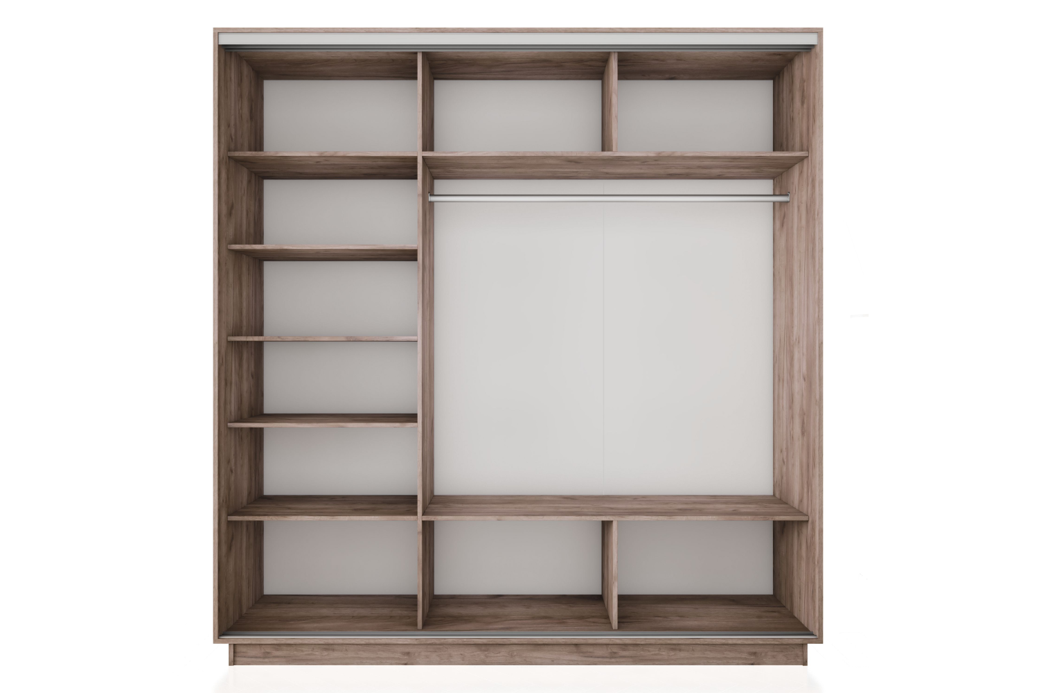 Шкафы-купе - изображение №5 "Шкаф-купе Премиум 3х дверный 2100х2400х600 Крафт табачный"  на www.Angstrem-mebel.ru