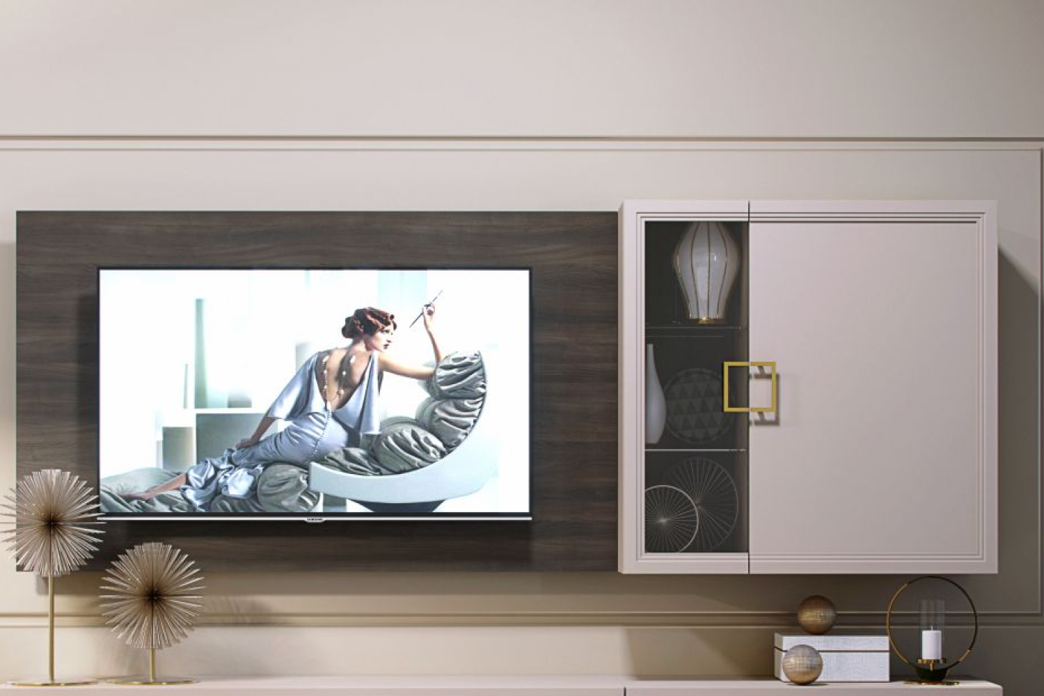 Навесные шкафчики - изображение №6 "Шкаф настенный Дольче"  на www.Angstrem-mebel.ru