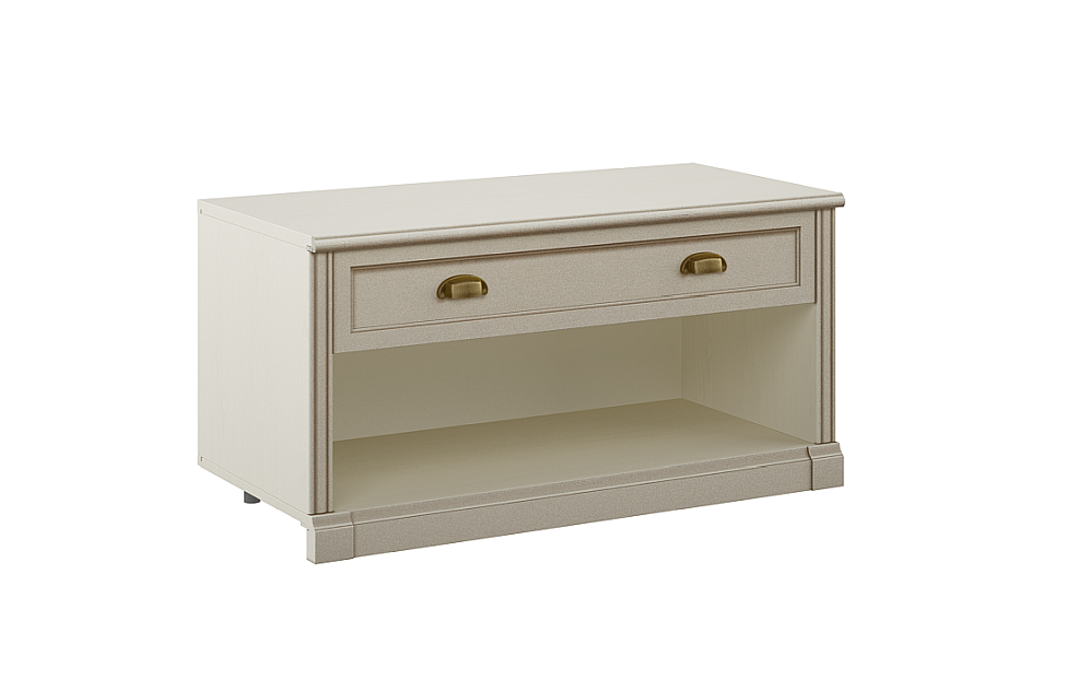 Тумбы для обуви - изображение №2 "Тумба Изотта для обуви с выдвижным ящиком"  на www.Angstrem-mebel.ru