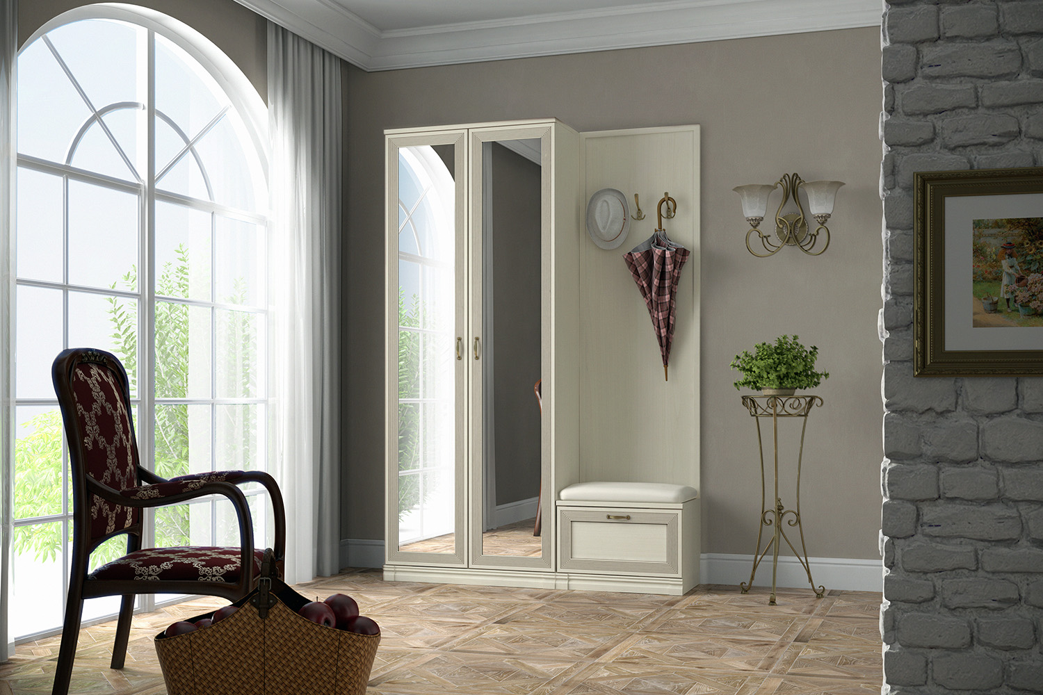 Шкафы платяные - изображение №5 "Шкаф Адажио"  на www.Angstrem-mebel.ru