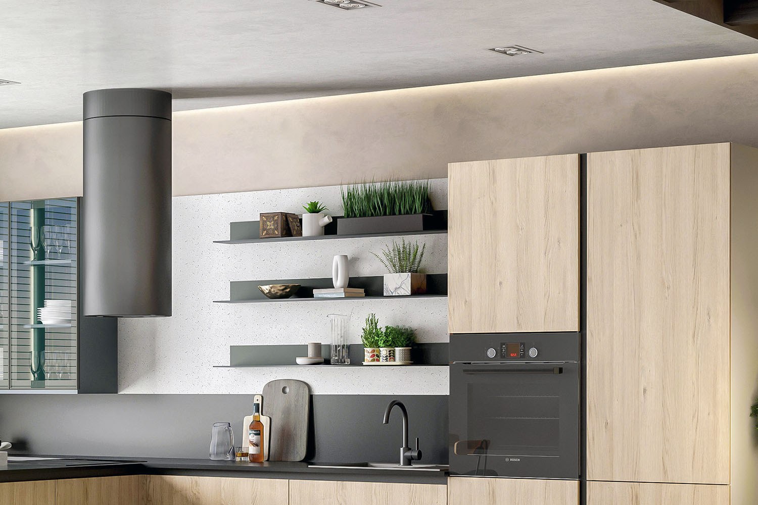 Кухни - изображение №3 "Кухня с барной стойкой Талса"  на www.Angstrem-mebel.ru