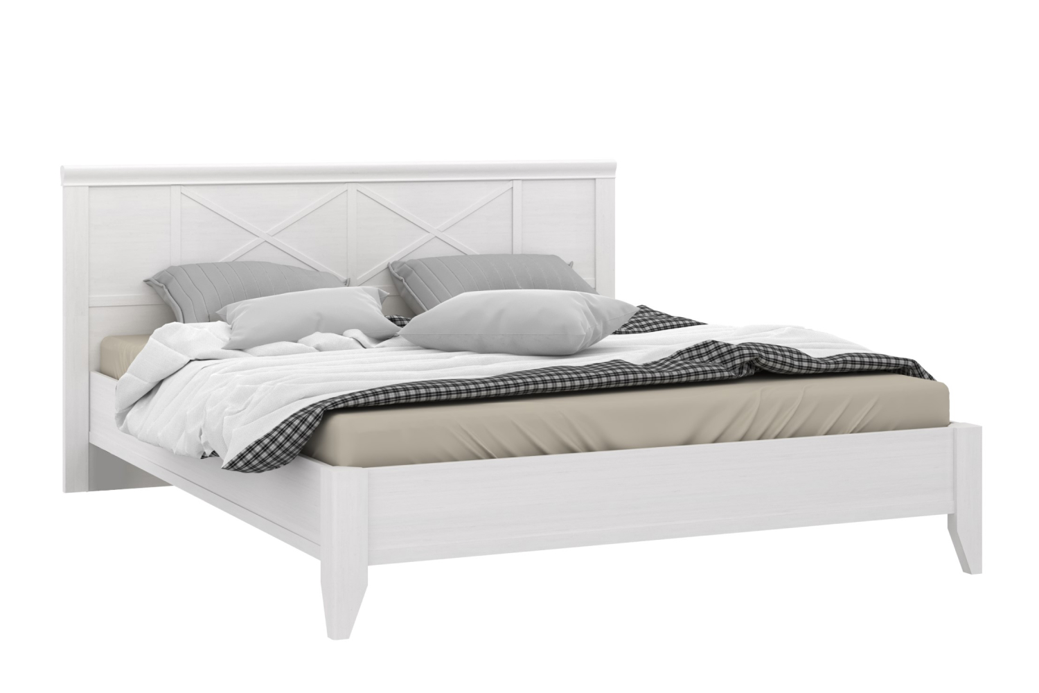 Двуспальные кровати - изображение №2 "Кровать Кантри 180 х 200"  на www.Angstrem-mebel.ru
