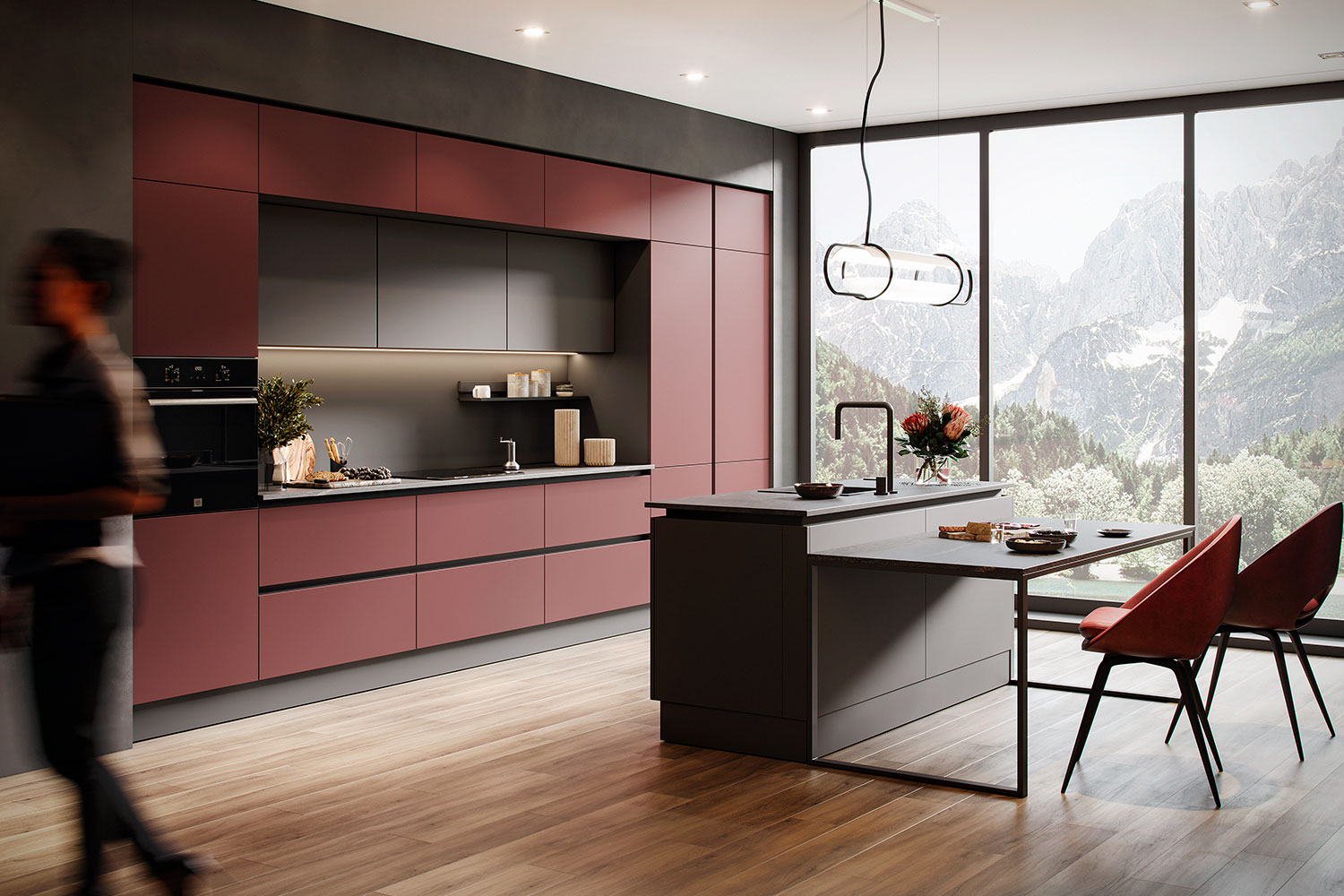 Кухни - изображение №2 "Кухня с островом Найс"  на www.Angstrem-mebel.ru