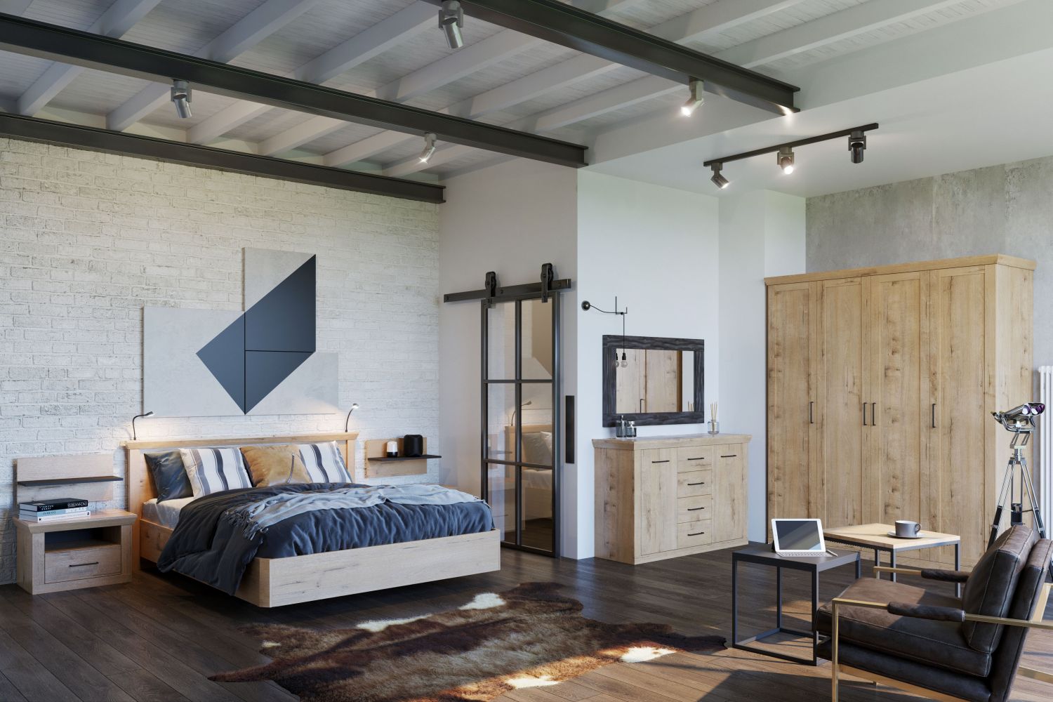 "Спальни" - изображение №2 на www.angstrem-mebel.ru