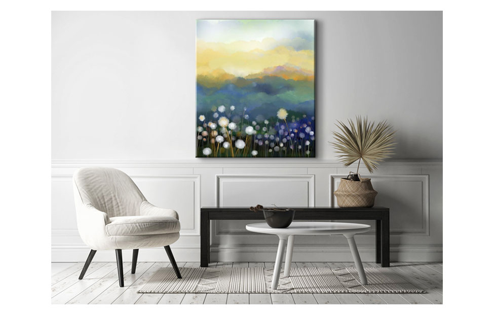 Постеры - изображение №3 "Картина «Одуванчики №7» (100 х 89 см)"  на www.Angstrem-mebel.ru