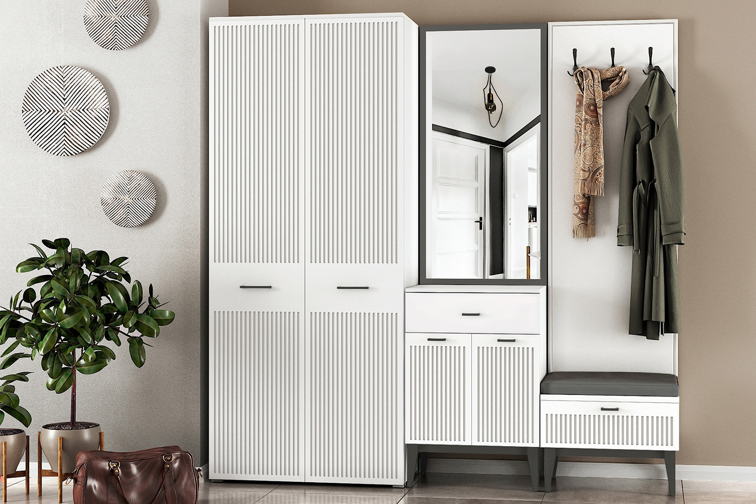 Распашные шкафы - изображение №3 "Шкаф Хилтон"  на www.Angstrem-mebel.ru