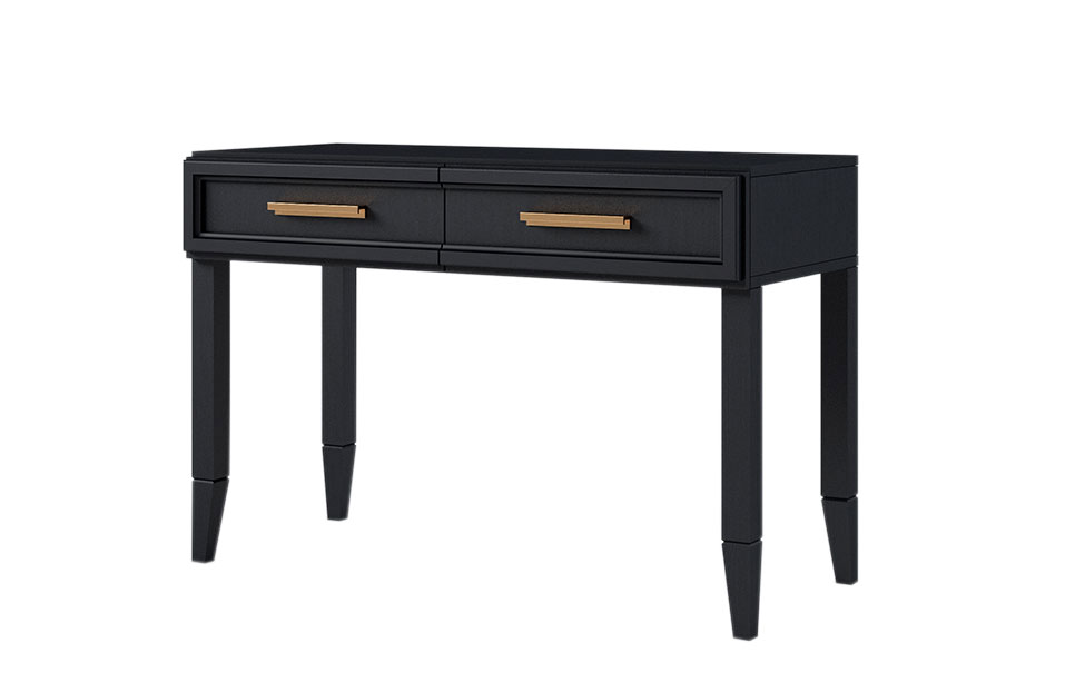 Туалетные столы - изображение №2 "Стол-консоль Чарли с двумя выдвижными ящиками / шафран"  на www.Angstrem-mebel.ru