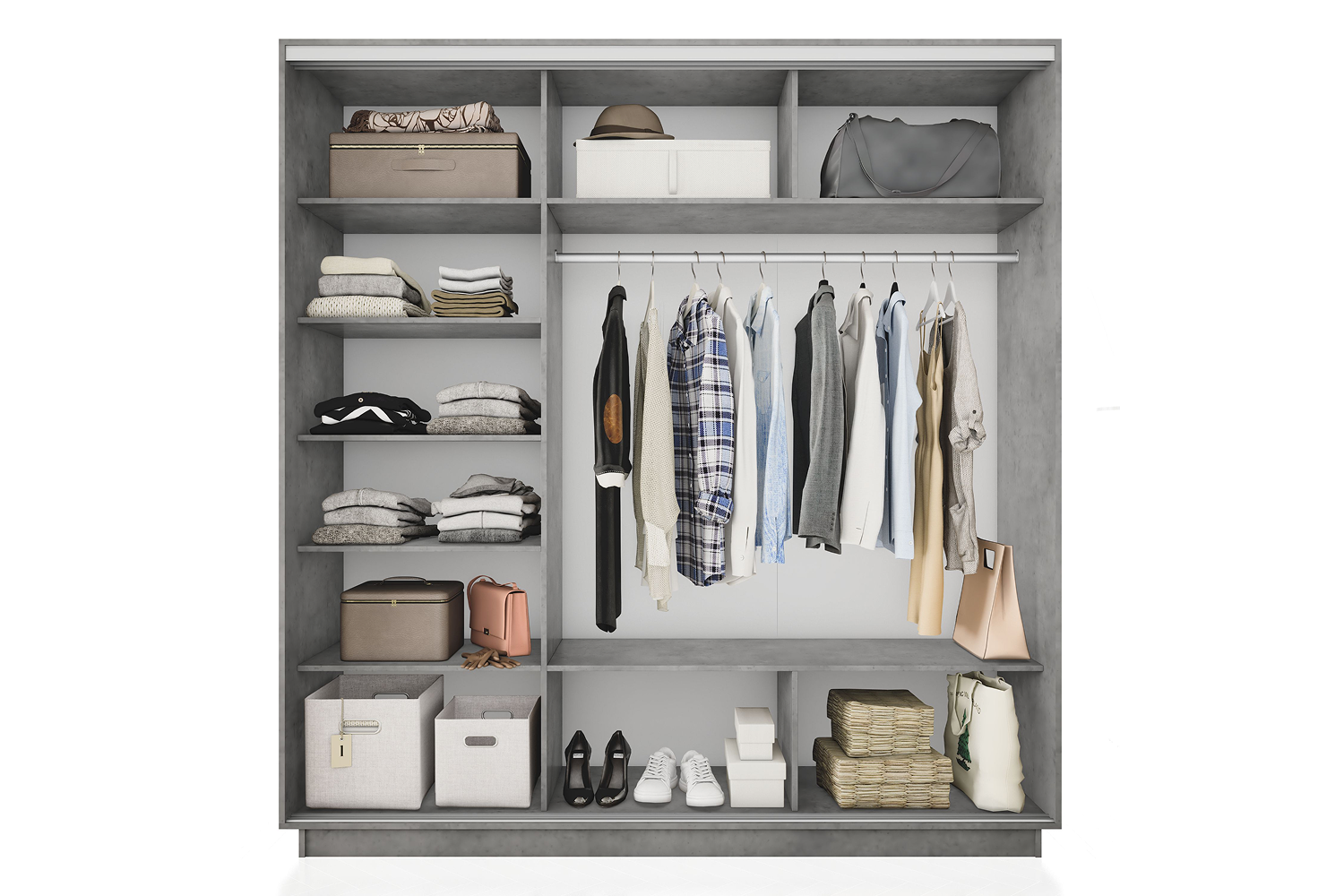 Шкафы-купе - изображение №5 "Шкаф-купе Премиум" 3х дверный 180х240х60"  на www.Angstrem-mebel.ru