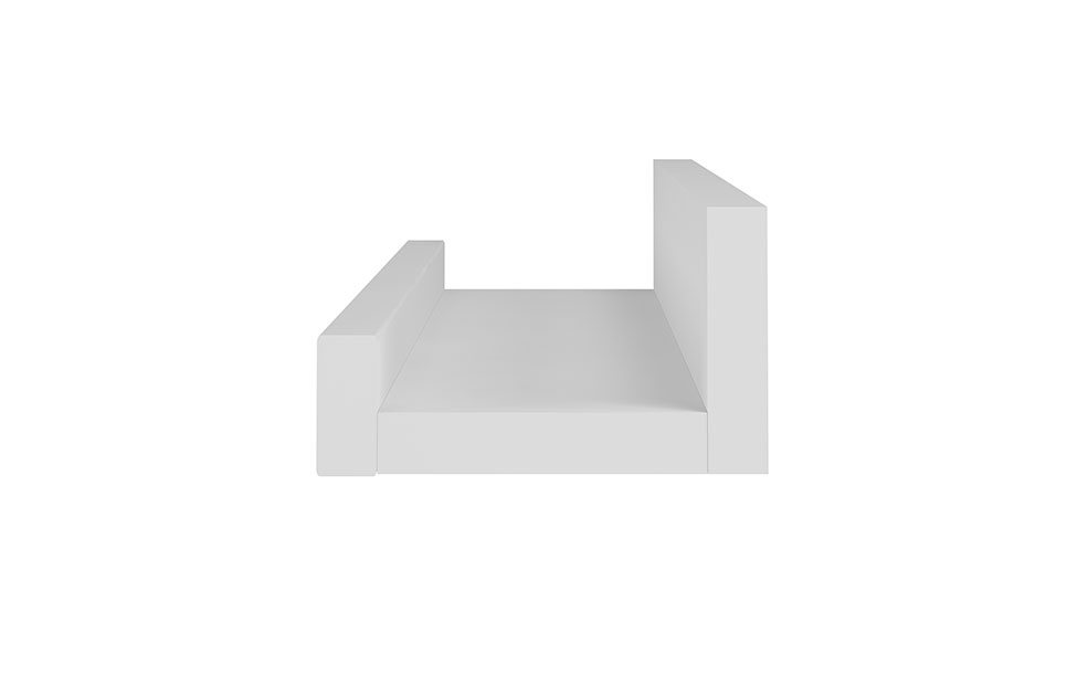 Полки - изображение №5 "Полка Онега настенная белая"  на www.Angstrem-mebel.ru