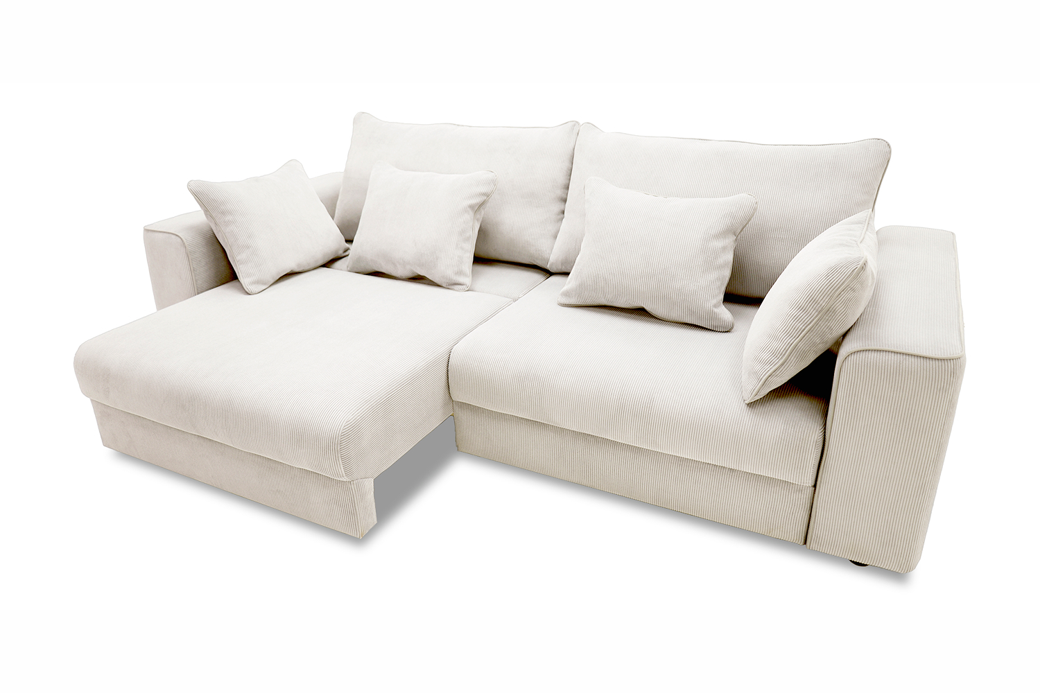 Прямые диваны - изображение №5 "Диван Шери еврокнижка / белый"  на www.Angstrem-mebel.ru