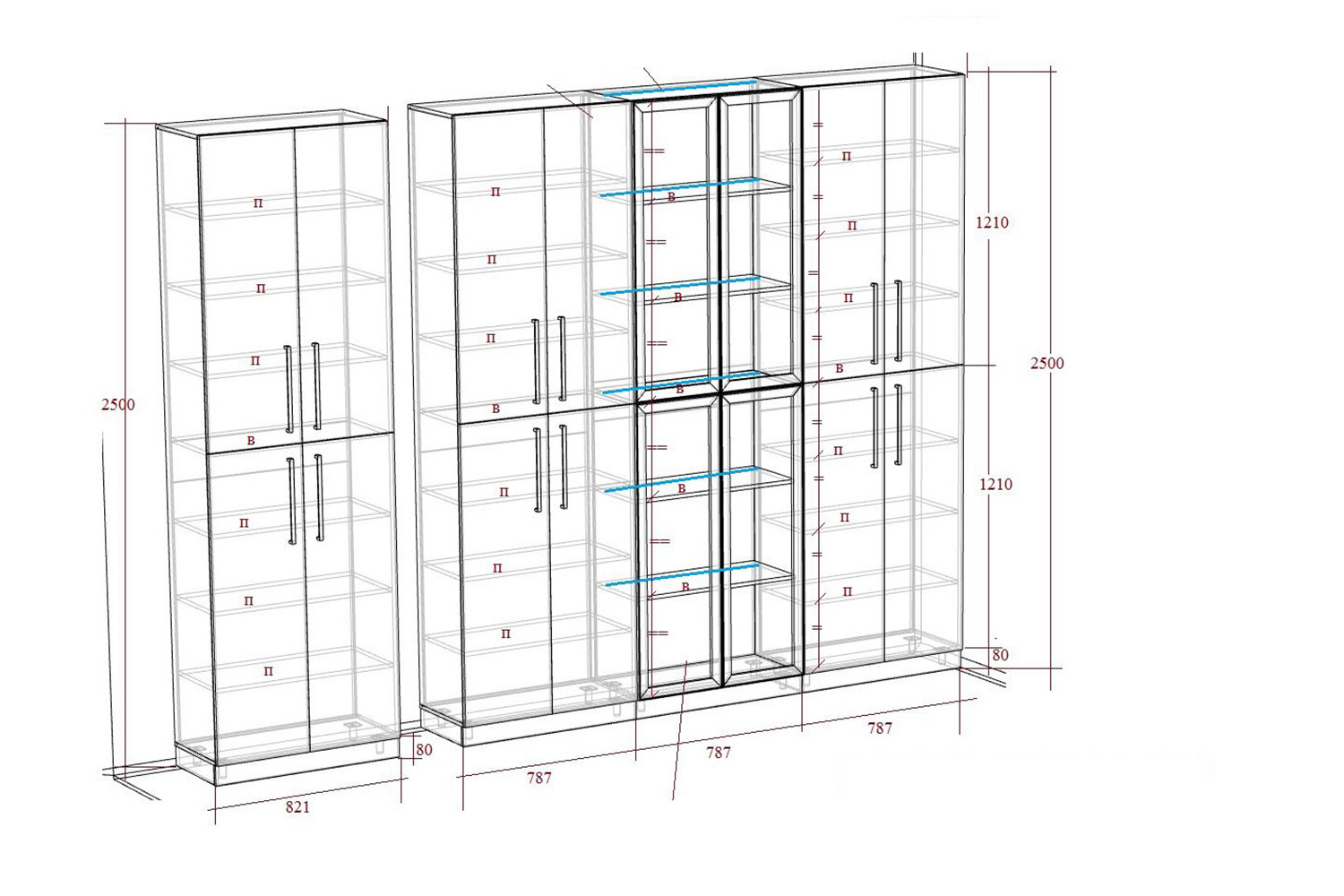 Распродажа - изображение №4 "Гостиная Анри"  на www.Angstrem-mebel.ru