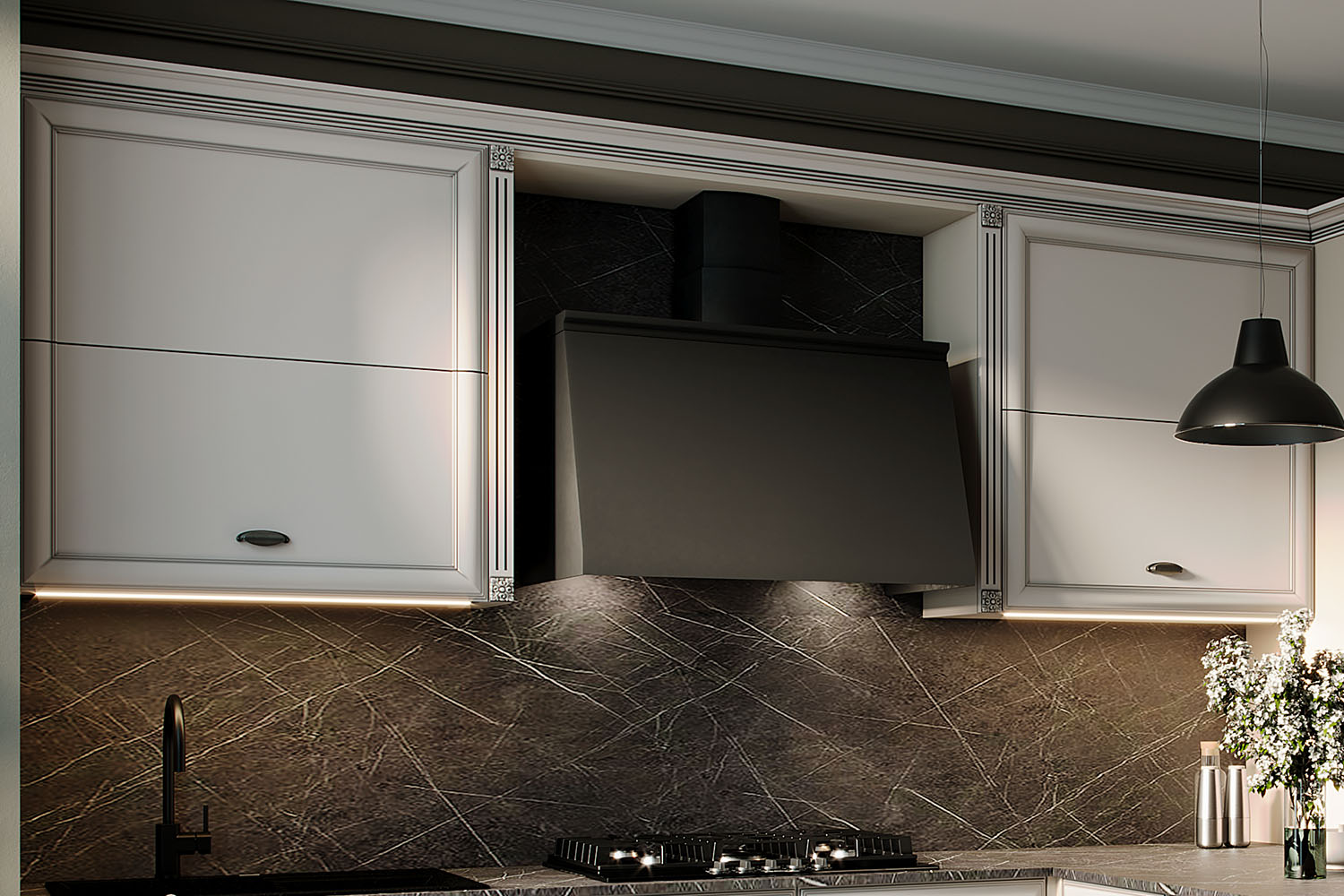 Кухни - изображение №4 "Кухня с барной стойкой Изотта"  на www.Angstrem-mebel.ru