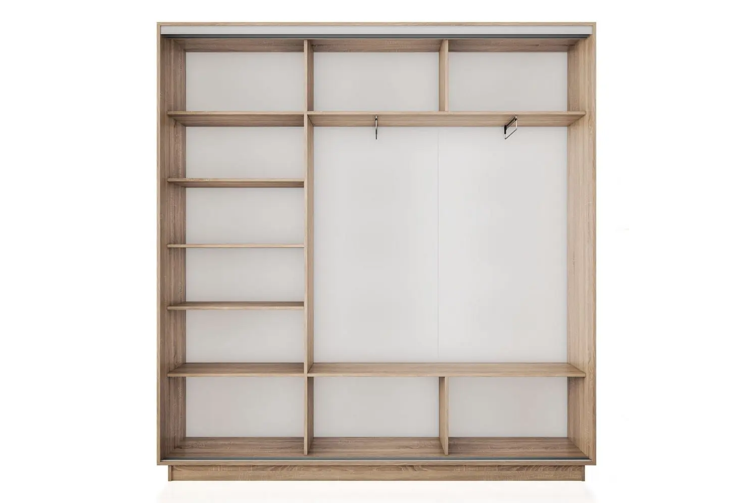 Шкафы-купе - изображение №4 "Шкаф-купе Премиум 3х дверный 2100х2400х450 Крафт табачный"  на www.Angstrem-mebel.ru