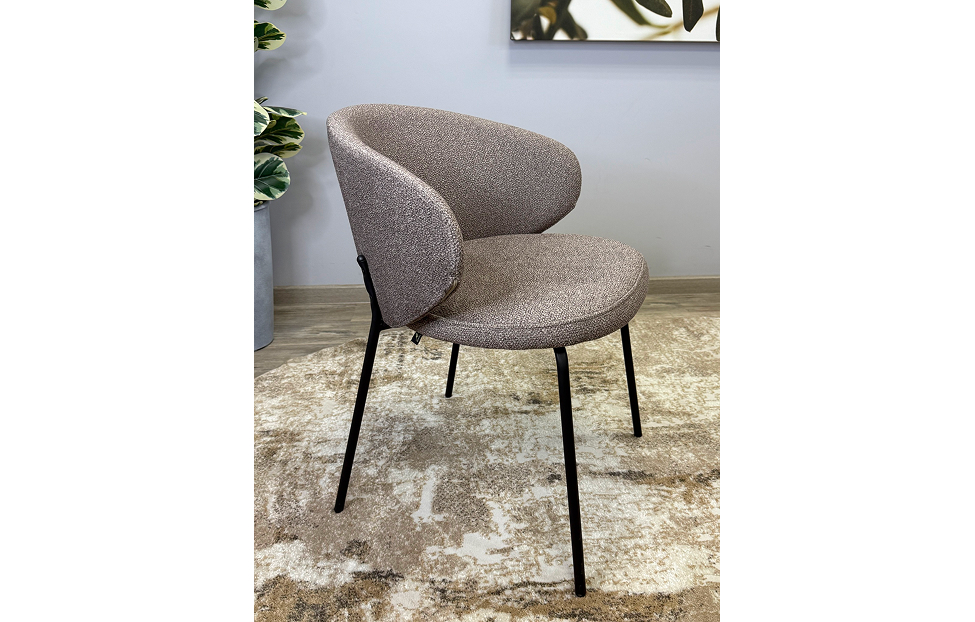 Кухонные стулья - изображение №7 "Стул Дега капучино / опоры черные"  на www.Angstrem-mebel.ru