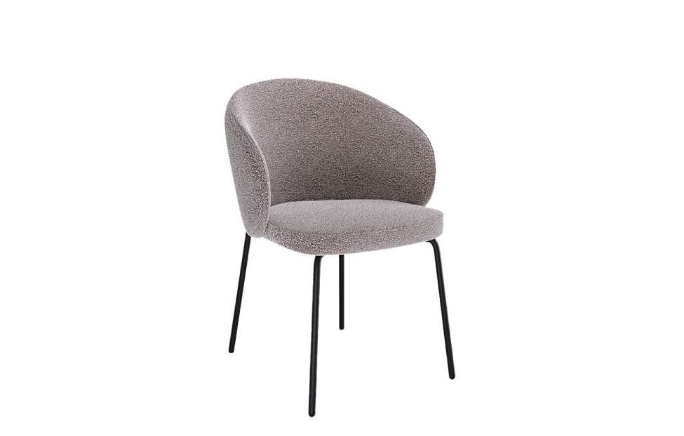 Кухонные стулья - изображение №2 "Стул Дега капучино / опоры черные"  на www.Angstrem-mebel.ru