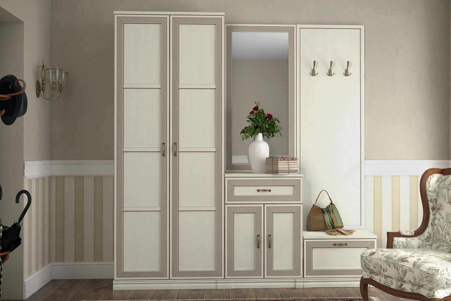 Шкафы платяные - изображение №4 "Шкаф Адажио"  на www.Angstrem-mebel.ru