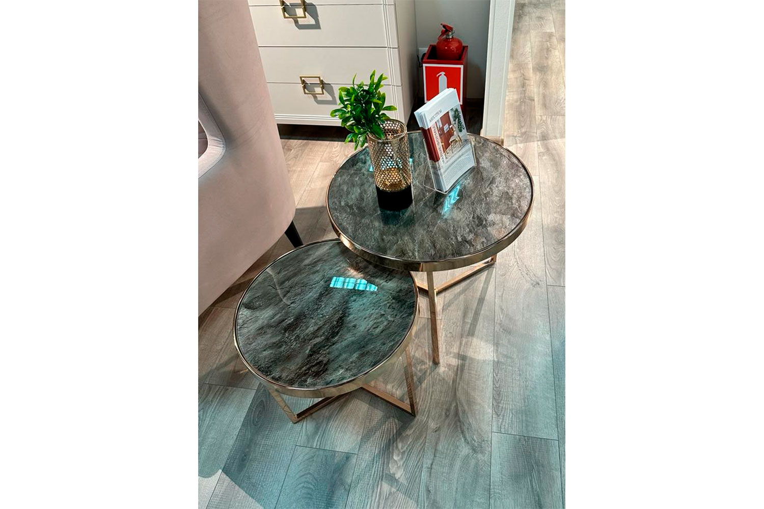 Распродажа - изображение №2 "Набор журнальных столиков DELIA II"  на www.Angstrem-mebel.ru