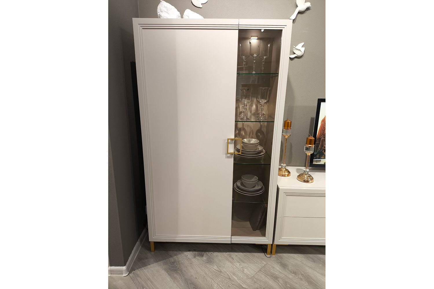 Распродажа - изображение №2 "Шкаф Дольче (выставочный образец)"  на www.Angstrem-mebel.ru