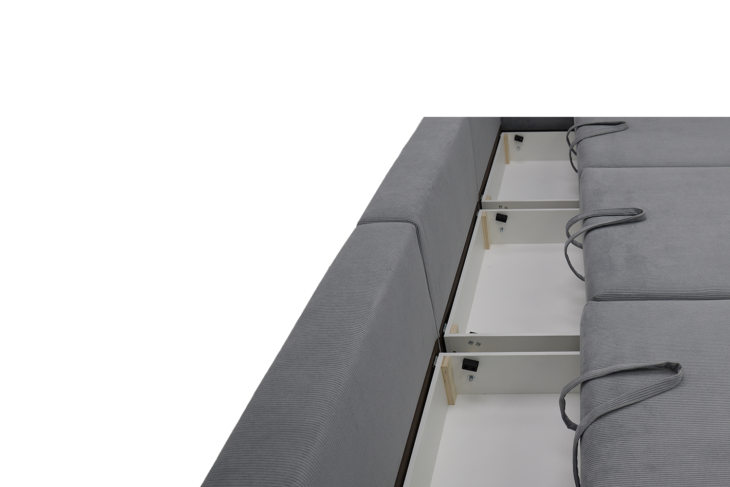 Угловые диваны - изображение №6 "Диван ШЕРИ (П-обр. макс / еврокнижка)"  на www.Angstrem-mebel.ru