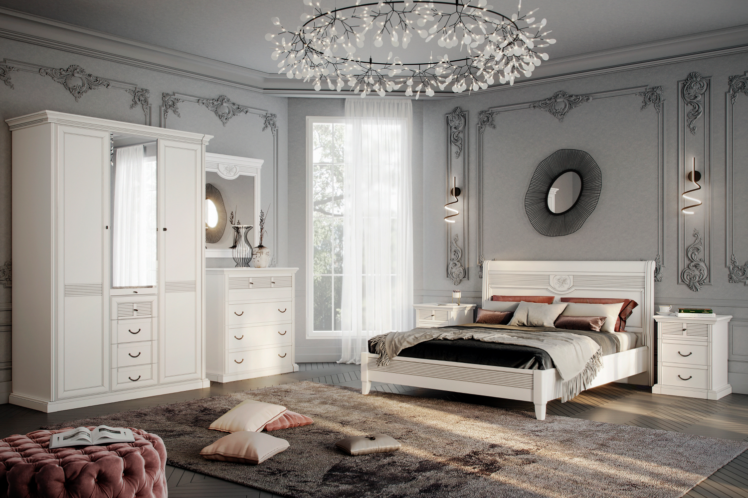 Двуспальные кровати - изображение №6 "Кровать Изотта 180 х 200"  на www.Angstrem-mebel.ru